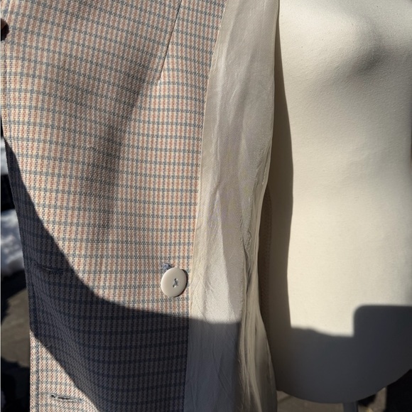 Zara  Plaid Double-Breasted Blazer - Picture 4 of 8